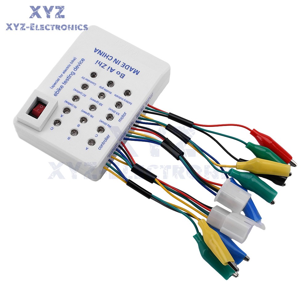 24-72V Ebike Brushless Motor Controller Tester Electric Hall Tester Detector