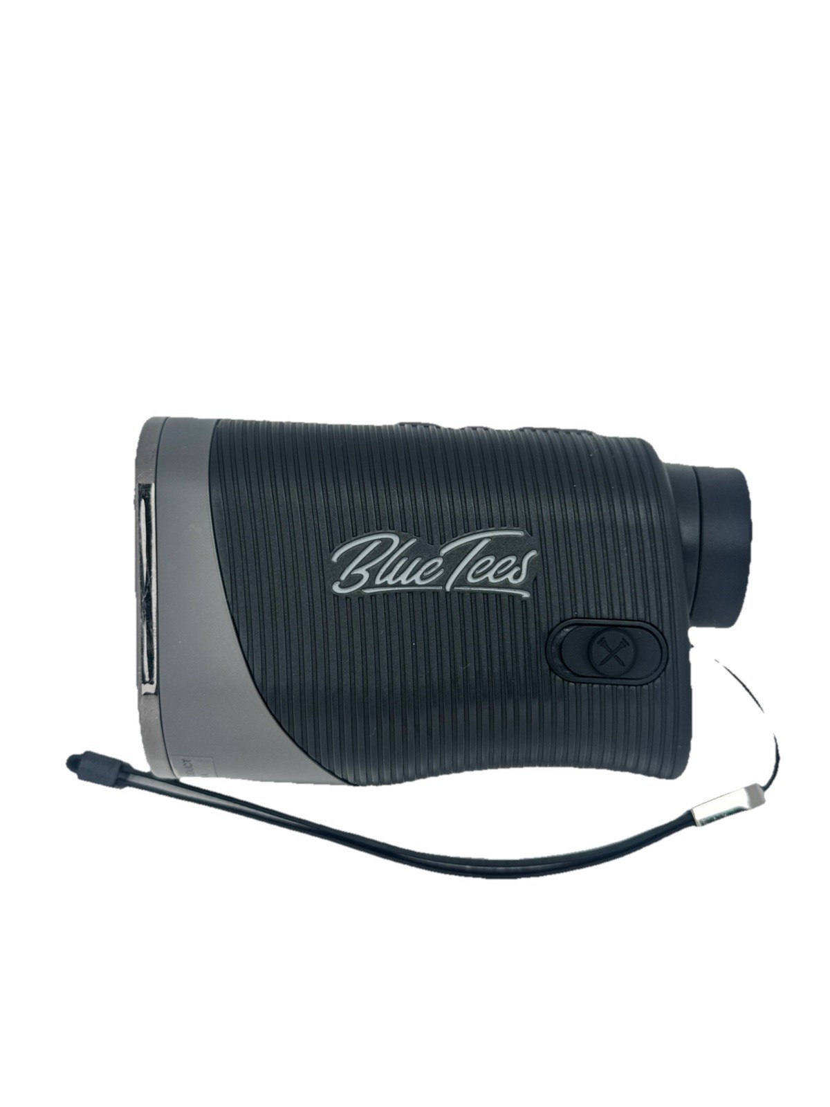 BlueTees Max3plus GOLF Rangefinder Black/white/blue, rechargeable.