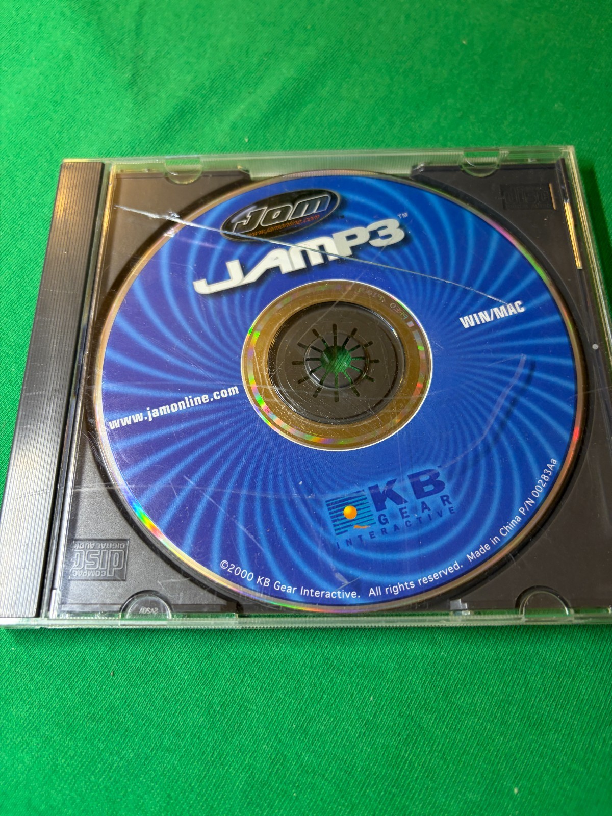KB Gear Interactive JAMp3 Windows Mac Driver Disc 2000