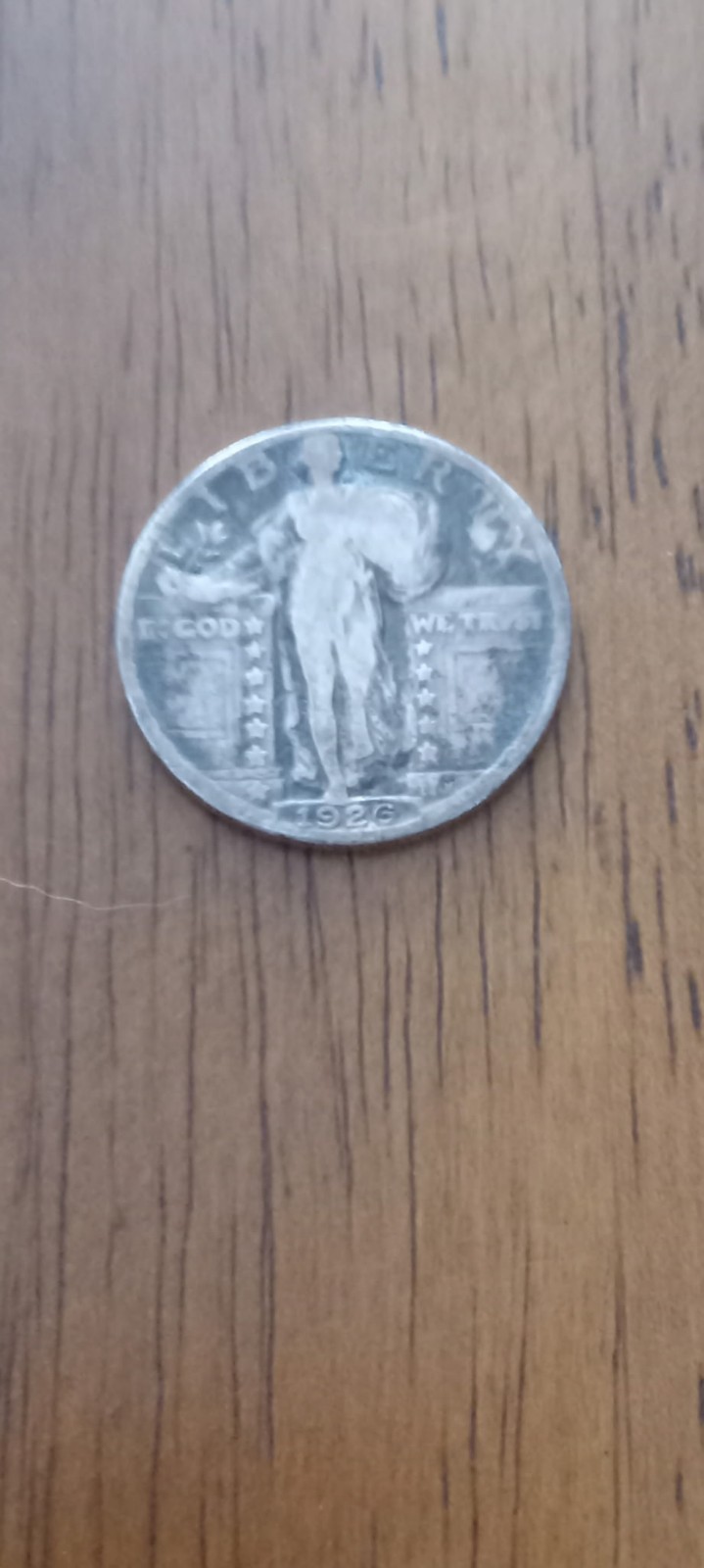 100 year old Rare Liberty Quarter coin US 1926  M mint collectable