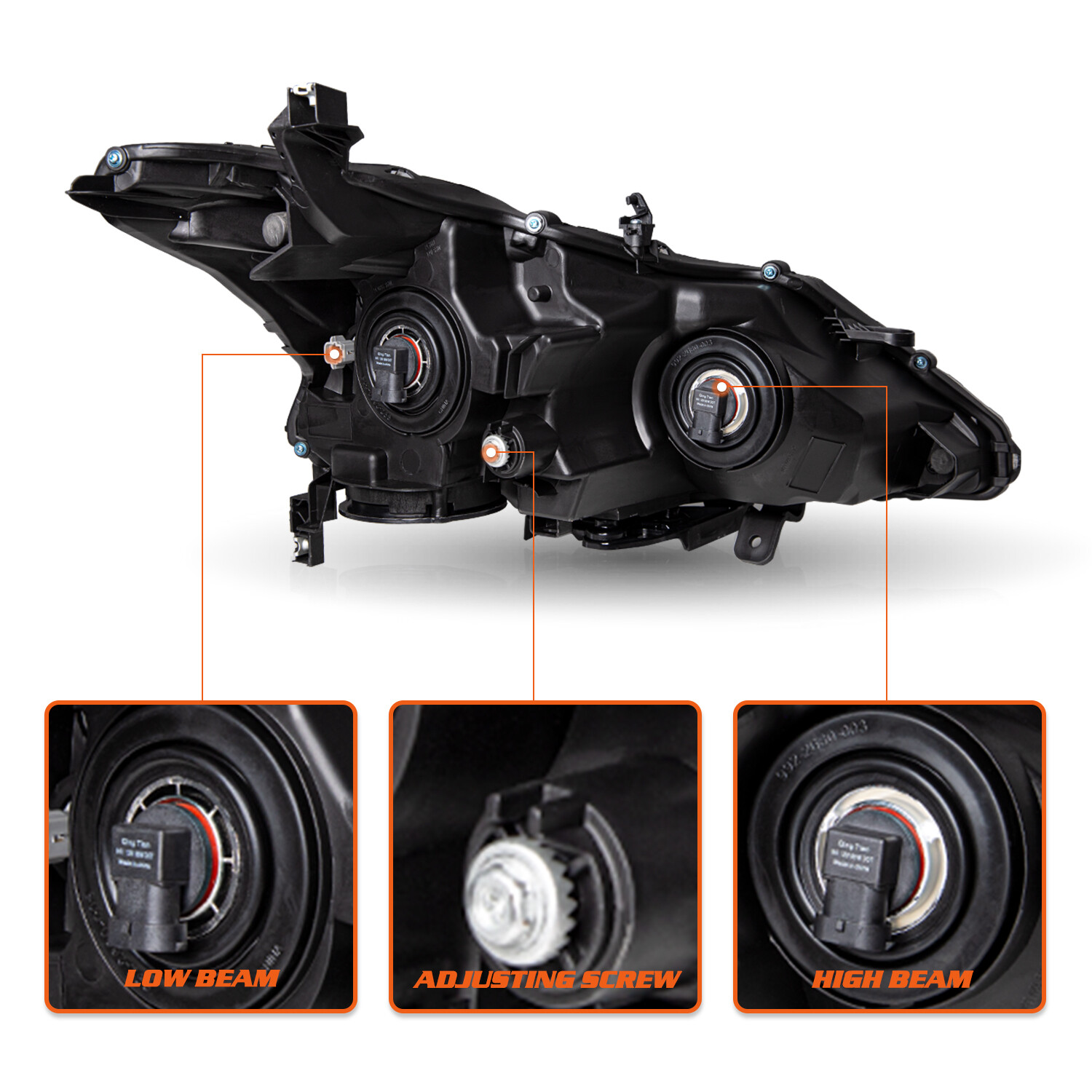 For 2013 2014 2015 Nissan Altima Sedan Halogen Projector Left Driver Headlight