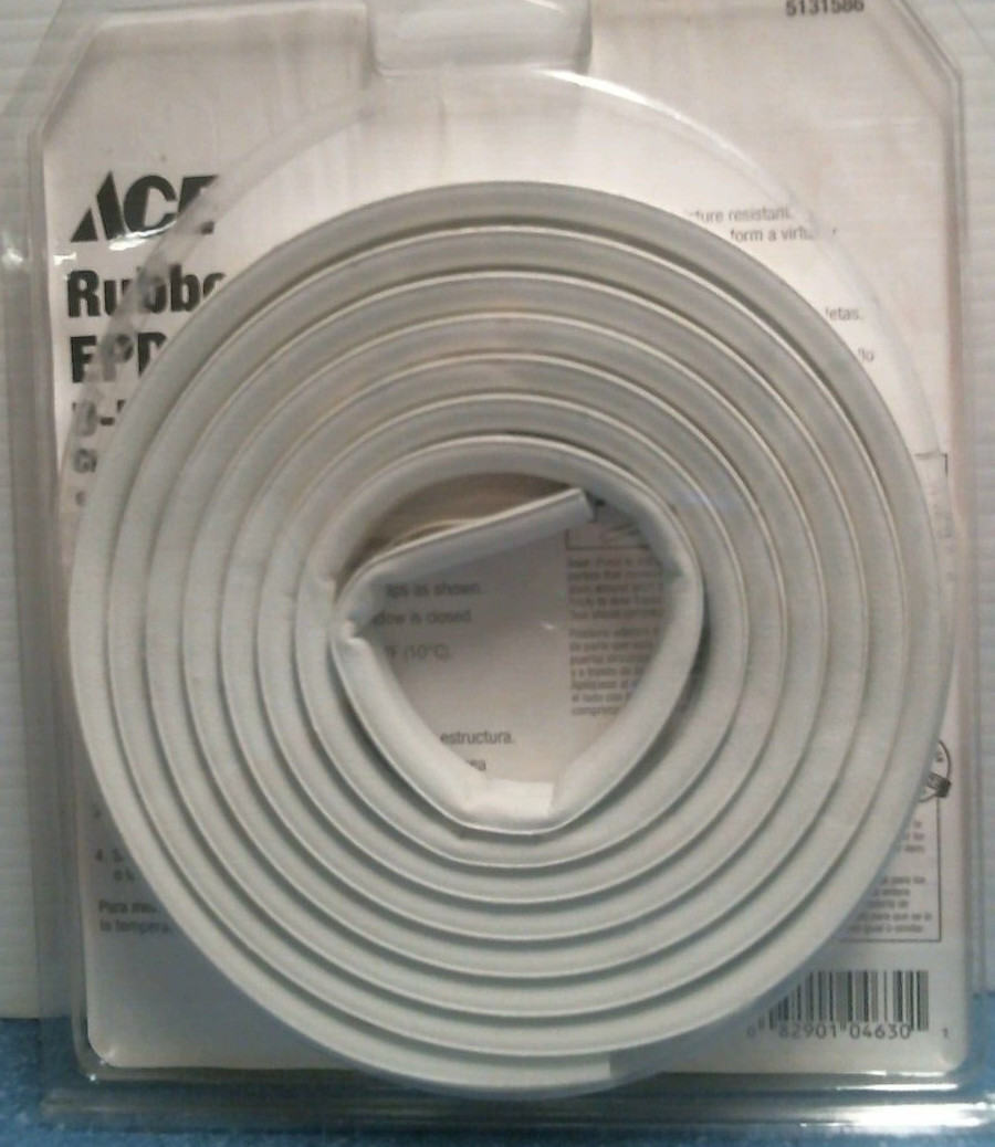 ACE Rubber Tape, EPDM, D-Profile 7/32" X 3/8" X 17' (5131586) FS