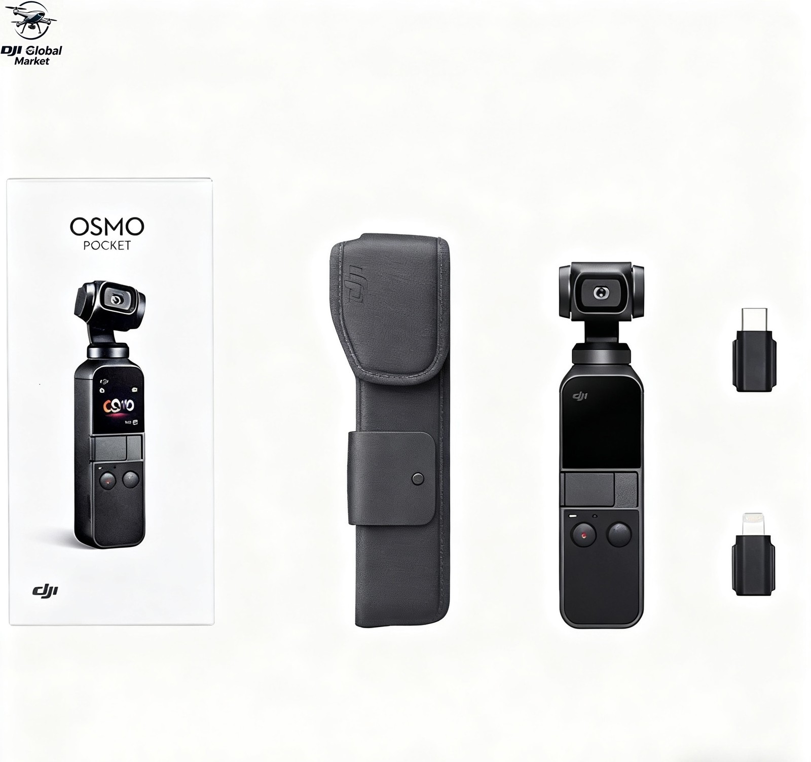 DJI Osmo Pocket Handheld 3-Axis Gimbal Stabilizer with integrated Camera 96%NEW