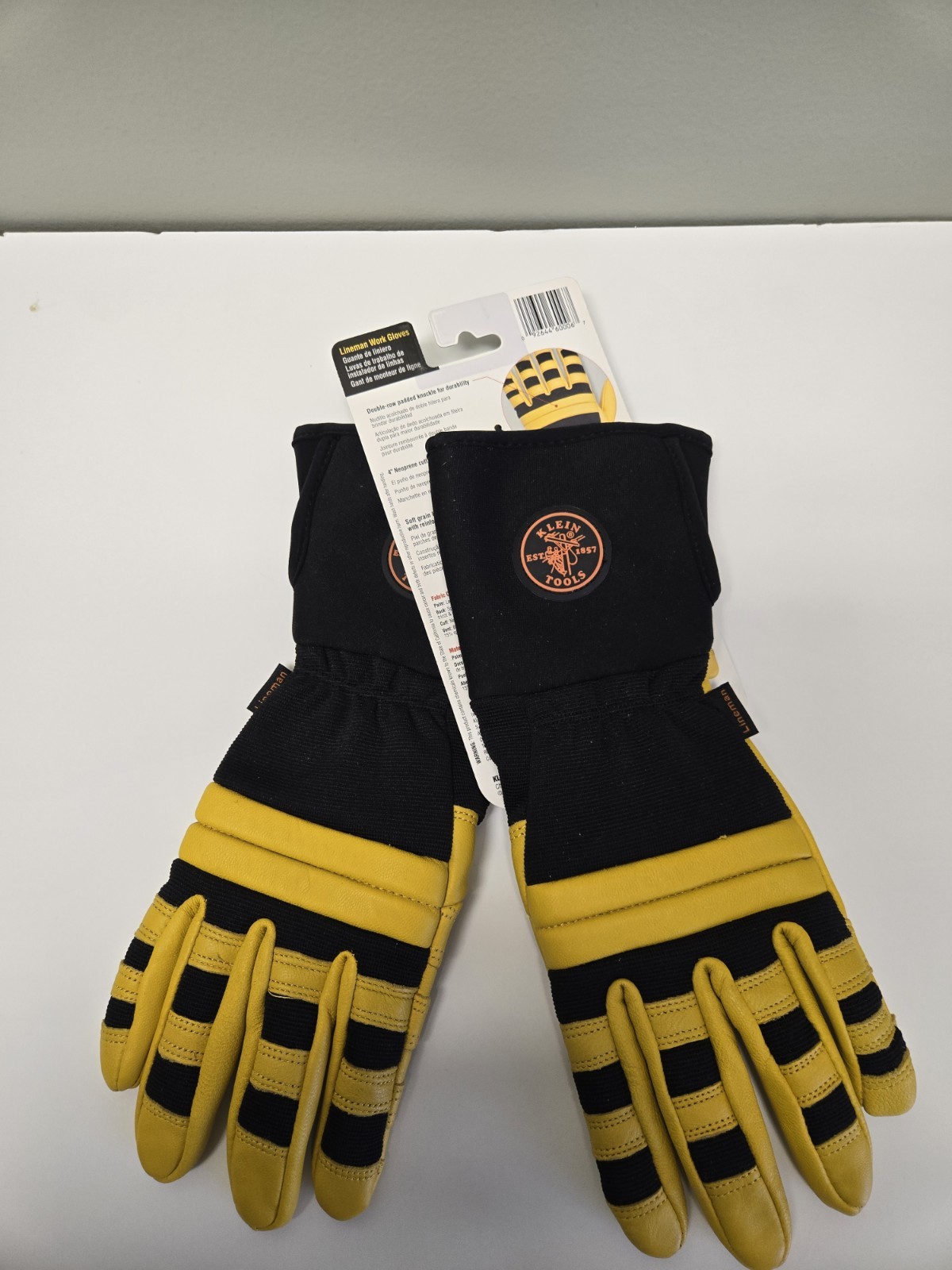 Klein Tools 40080 Lineman Work Gloves, Medium