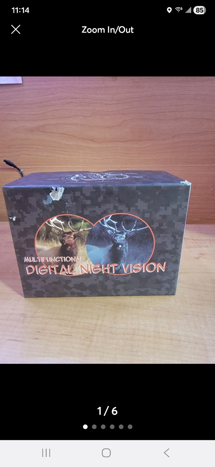 Night Vision Monocular Digital Infrared Monocular Telescope for 100% Darkness