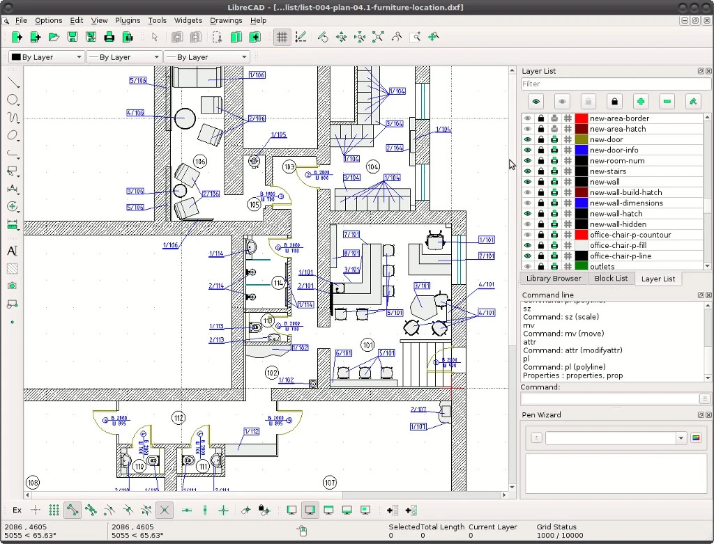 Libre Cad 2D CAD Software for Windows & MacOS