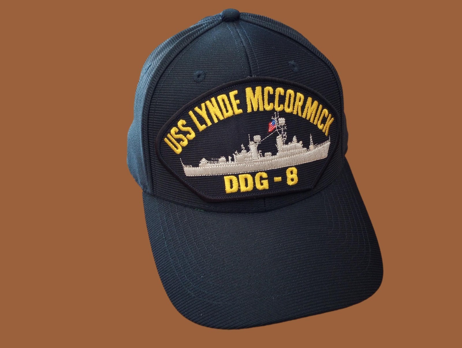 USS LYNDE MCCORMICK DDG-8 HAT U.S NAVY SHIP MILITARY BALL CAP USA MADE