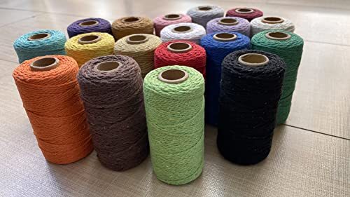(109 Yards/1.5mm/35 Colors Optional) Macrame Cord Craft 1.5mm×109yards Black