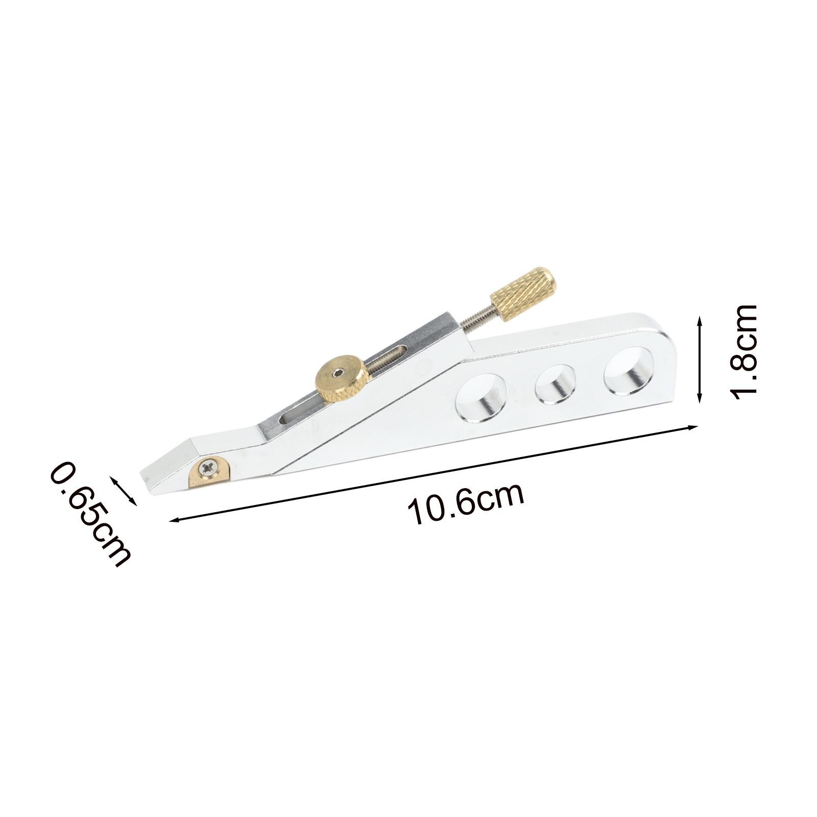 Metal Guitar Nut Scribe Tool with Adjustable Height for Instrument Setup