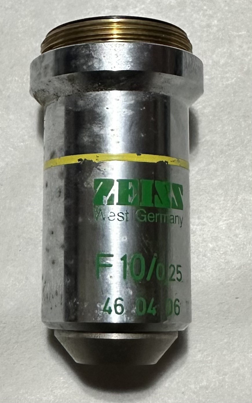 Lot of 4 ZEISS Microscope Lens