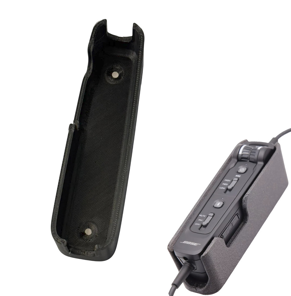 Mounting Bracket for Bose A30 Aviation Headset Controller Mount Holder