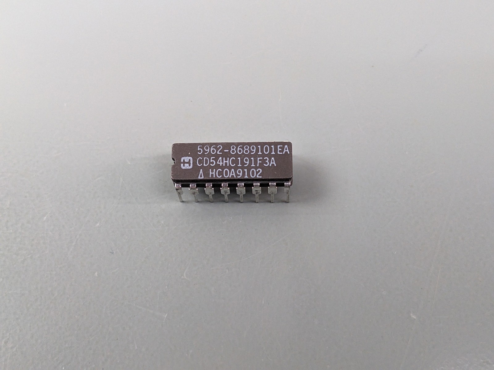 (5) CD54HC191 ICs, 4-bit Binary Counter, Mil-Spec 74HC191, NOS Ceramic Harris