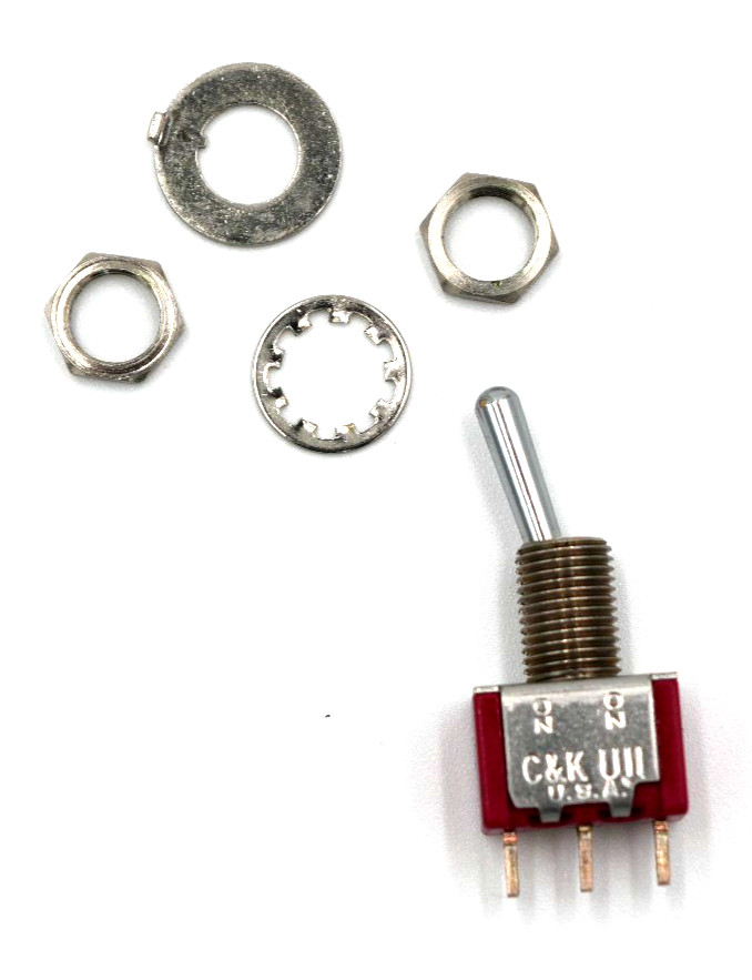 C&K 7101 Series Mini Toggle Switch On-On 5A 120V 2A 250V - NEW