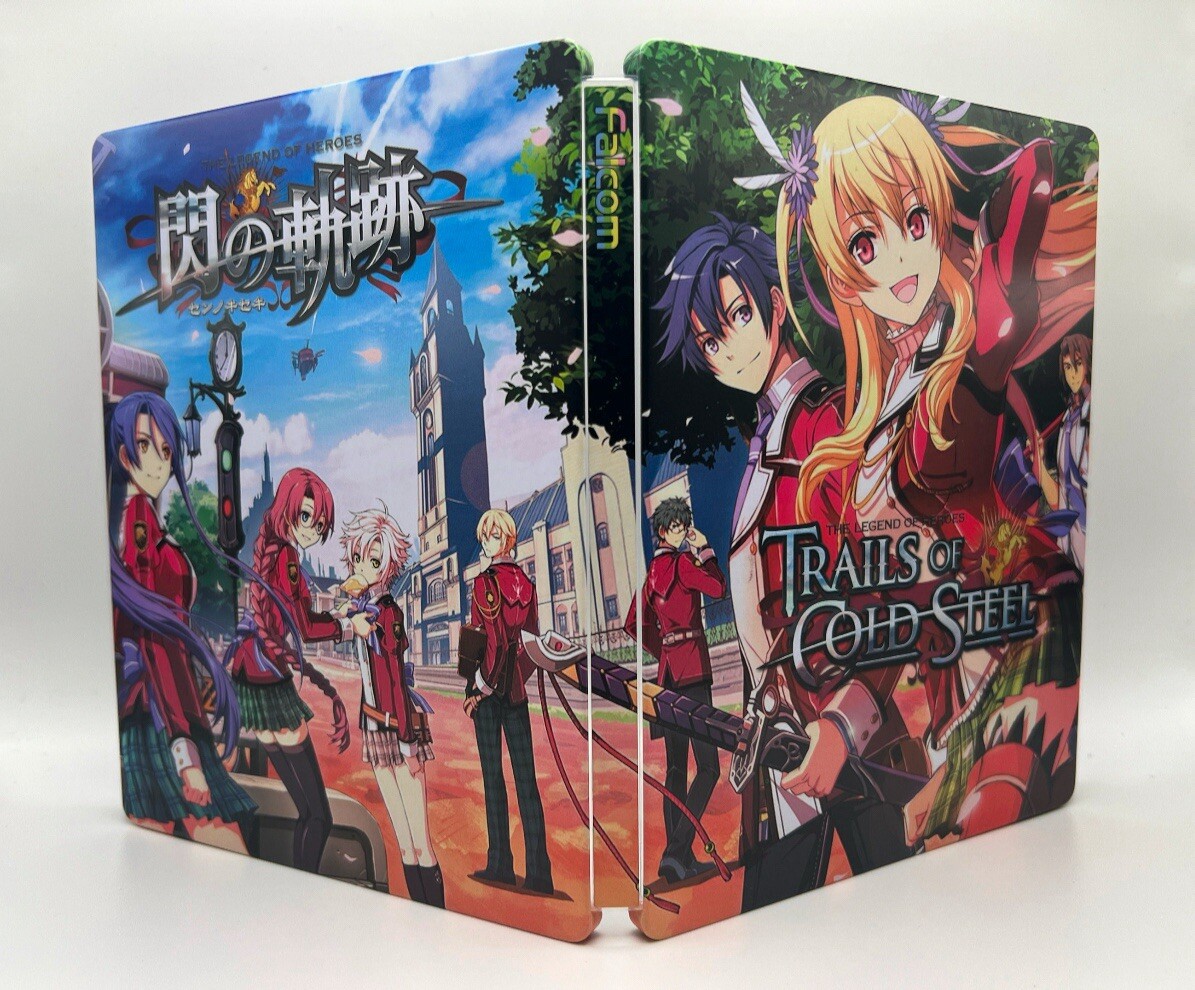 Trails of Cold Steel I Custom made G2 Steelbook Case  PS3/PS4/PS5/Xbox (No Game)