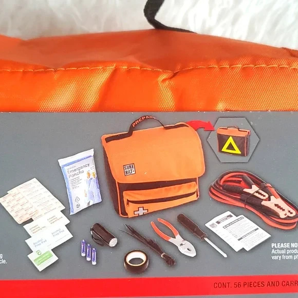 Auto emergency road side kit #65111-sb- 56 piece