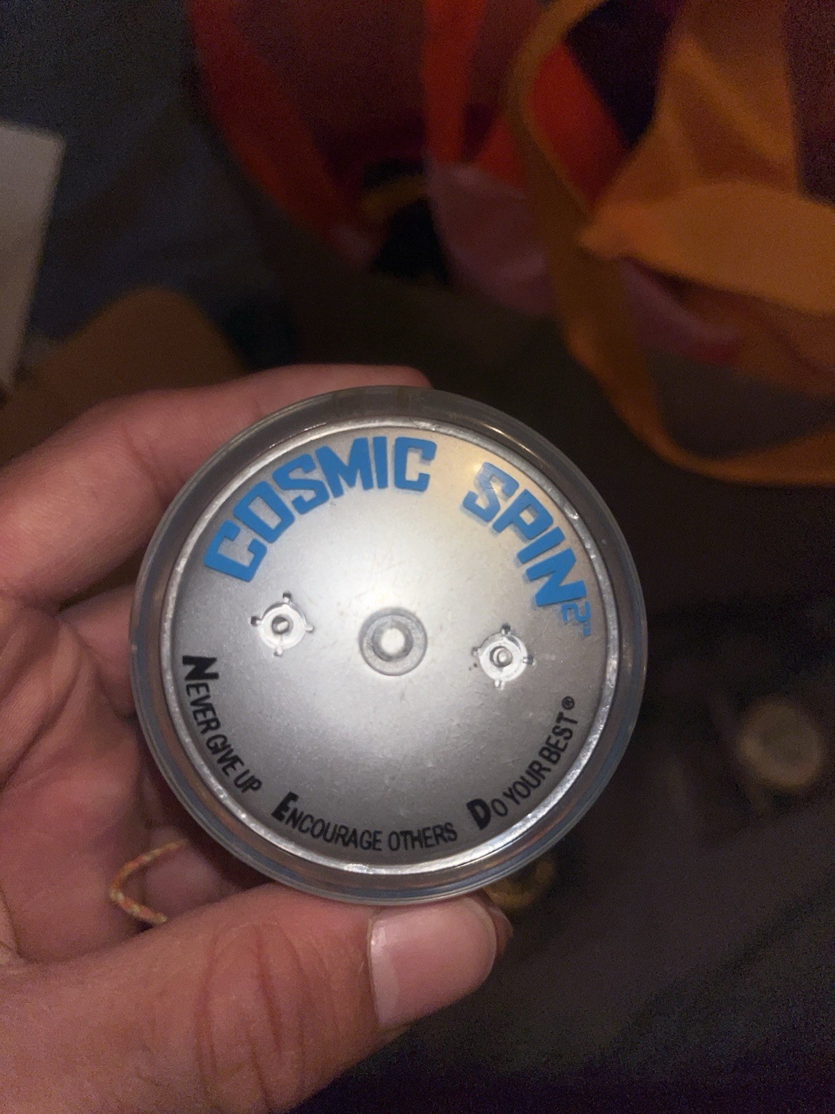 Cosmic Spin² Yo-Yo NED Never Give Up Clear Blue Encourage Others