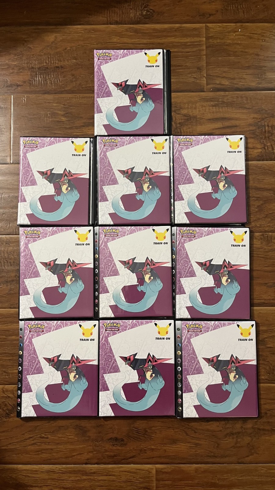 Pokemon TCG Dragapult Prime 4pocket Binder  Celebration 25th Anniversary Lot 10x