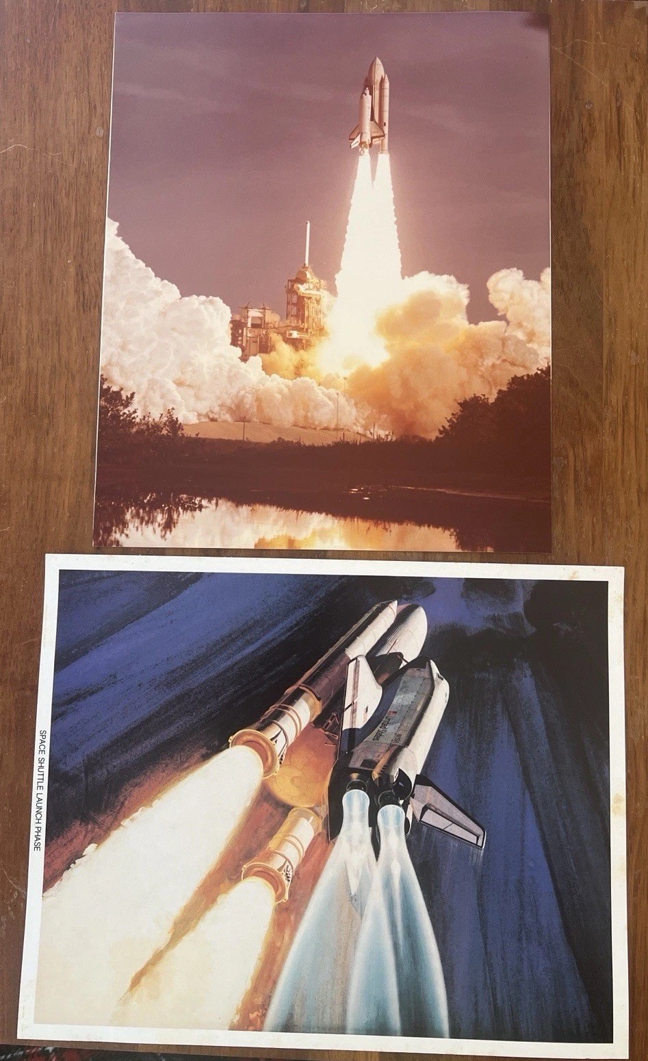 NASA STS-1 Columbia Shuttle 1981 KSC Employee Lithograph & Cover Lot