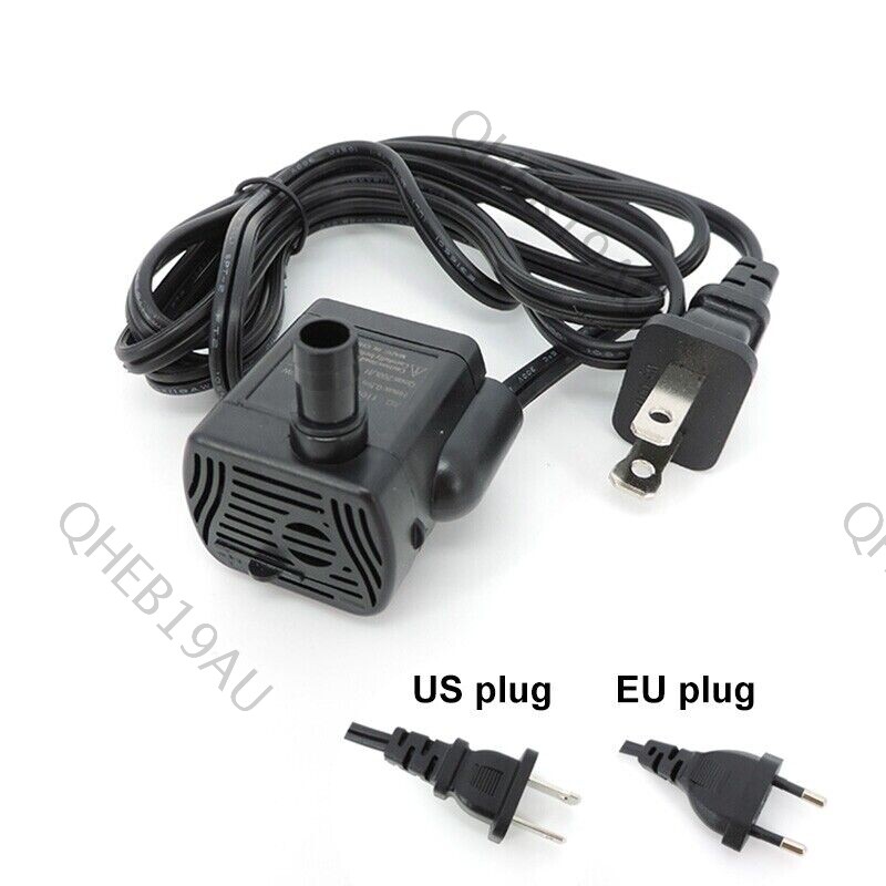 Ultra quiet AC Water Pump Flow Waterproof Brushless Filter Fish Tank 26H