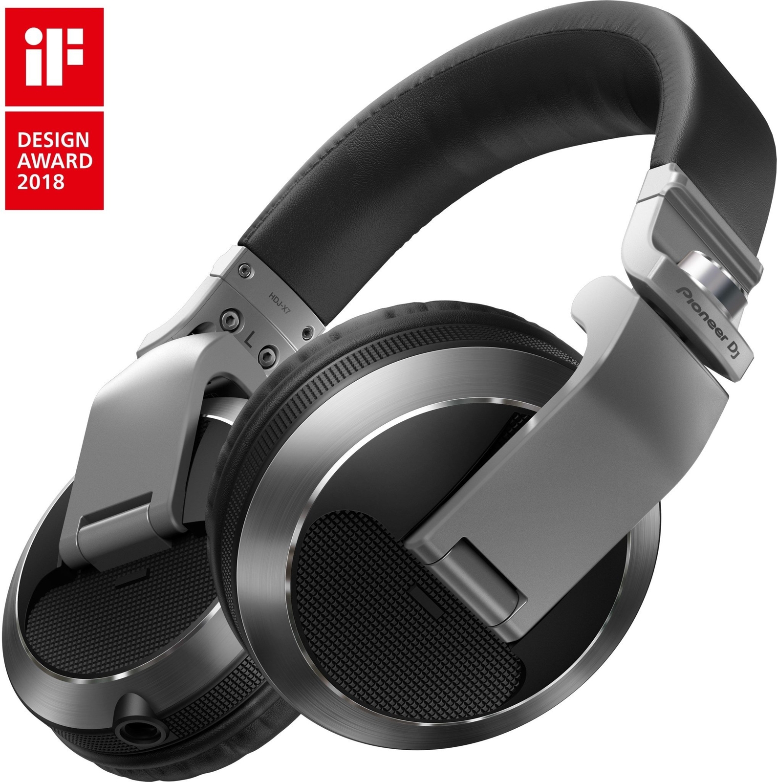 HDJ-X7-S Silver Professional over-ear DJ headphones - Pioneer DJ