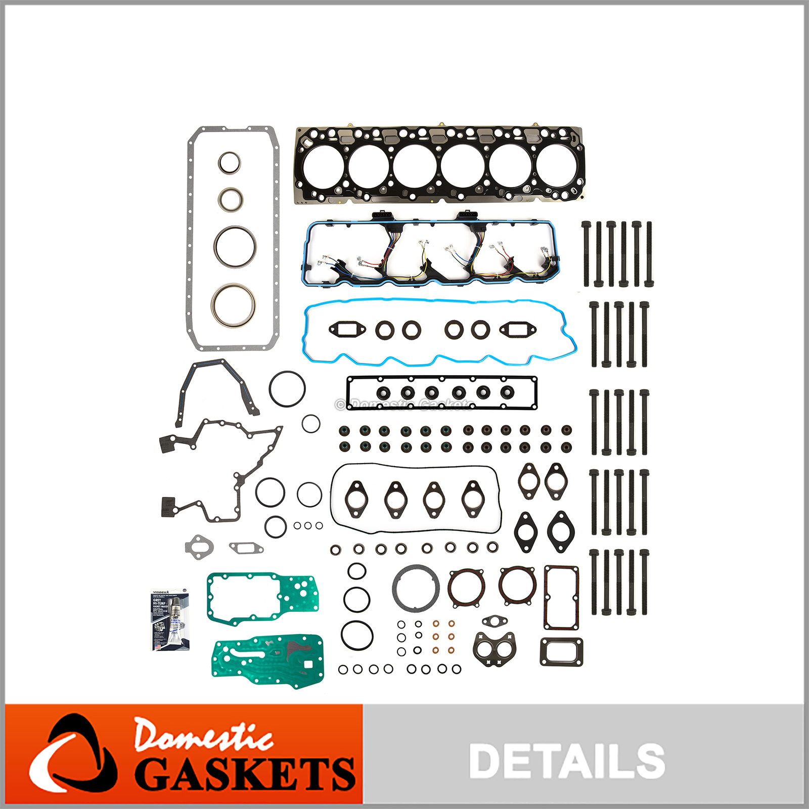 Full Gasket Set Head Bolts Fit 2007-2012 Dodge Ram 2500 3500 4500 6.7L