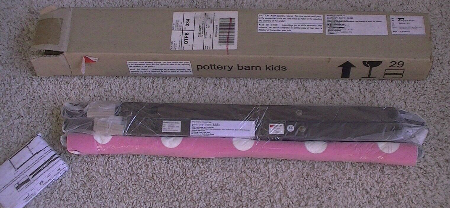 Pottery Barn Kids Pink Dot Sling Chair