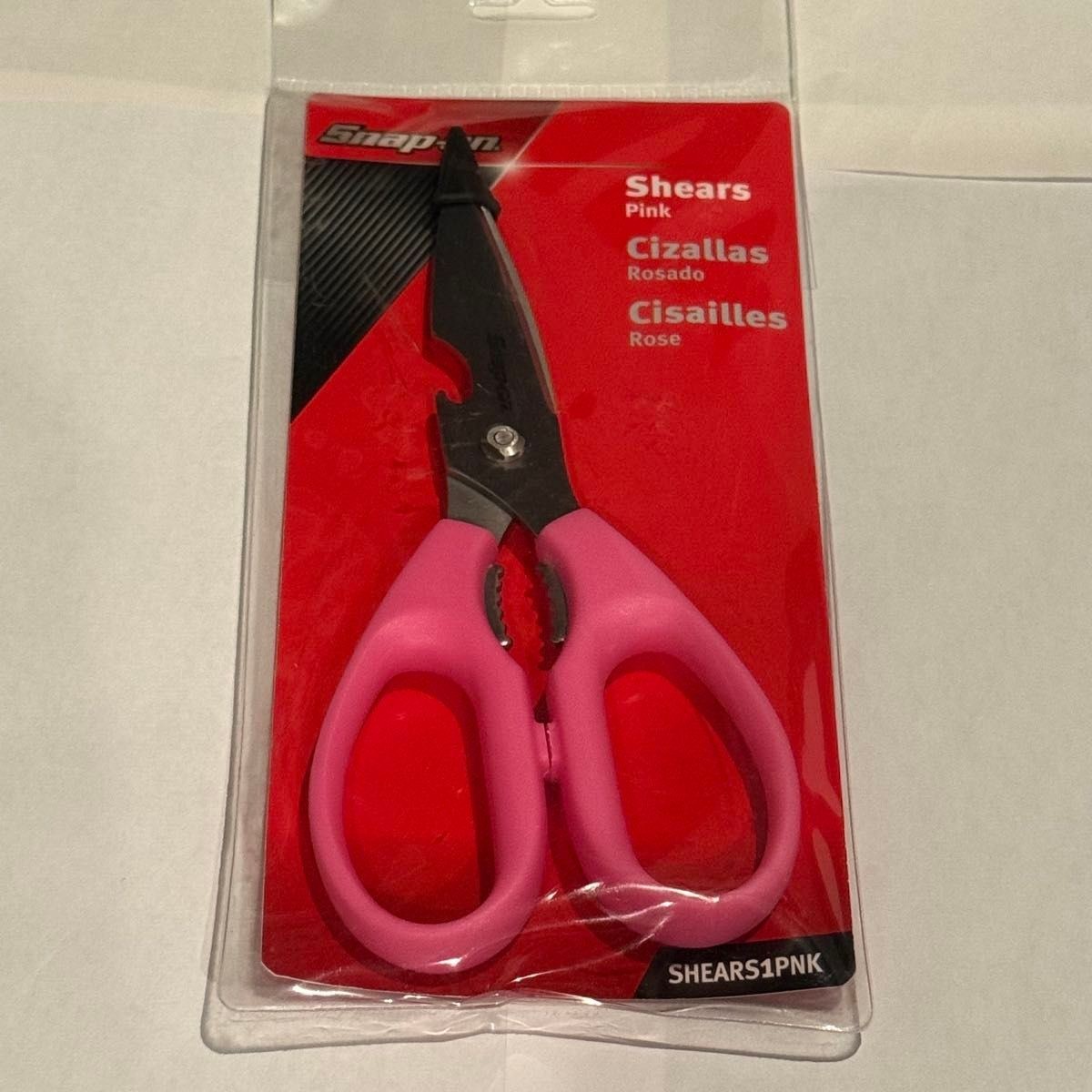 Snap-on SHEARS1RD Exclusive Shears Pink Stainless Steel Construction