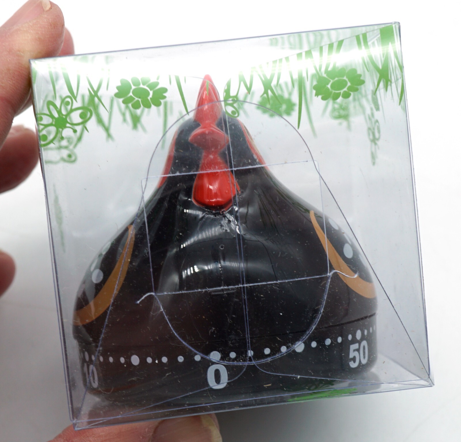 Timer - Black Chicken - 60 minute mechanical manual timer New, in Clear Box