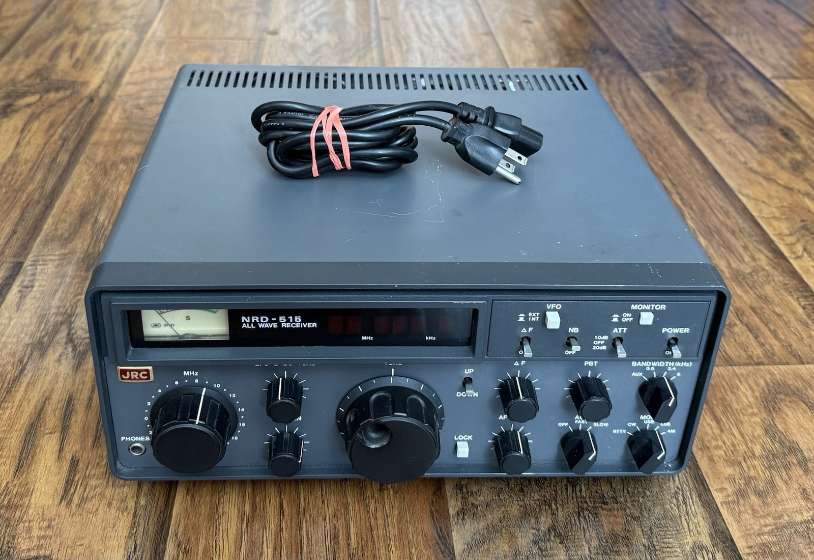 Power Tested Only — JRC Japan Radio Company All Wave Receiver NRD-515 — See Desc