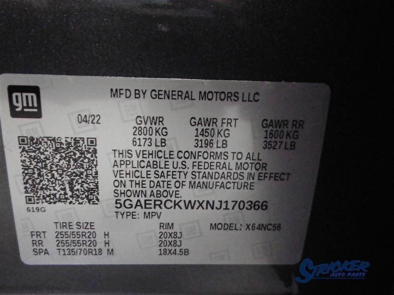 Buick Enclave 2022-2024 Telematics Interface Module 86804753 5602