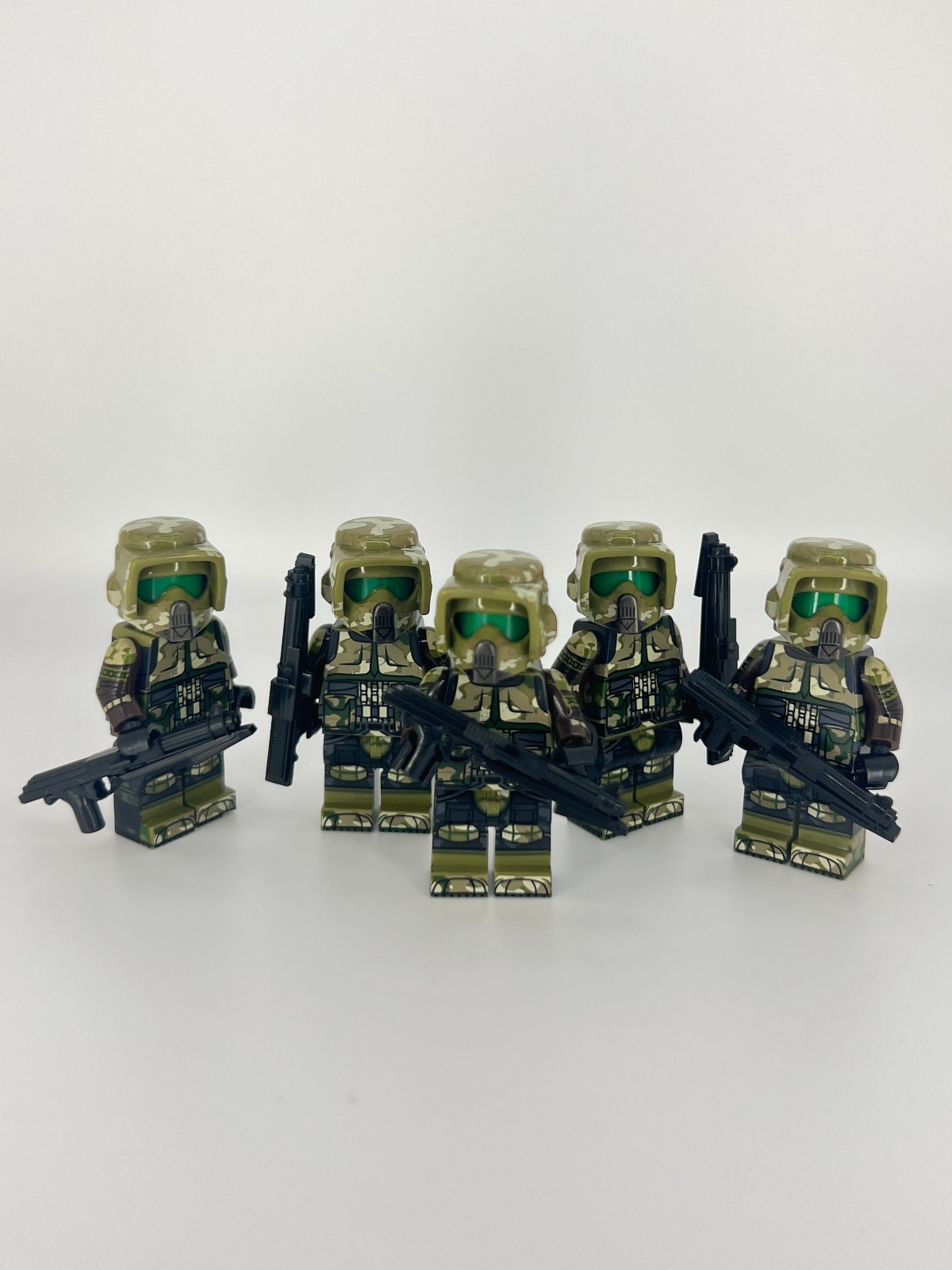 x5 Kashyyyk Scout Clone Troopers 41st Recon Battalion Star Wars Minifigures