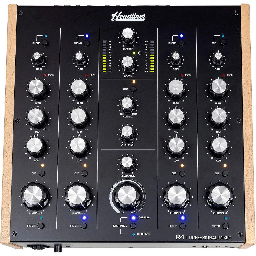 Headliner R4  4 Channel Rotary DJ Mixer (US)