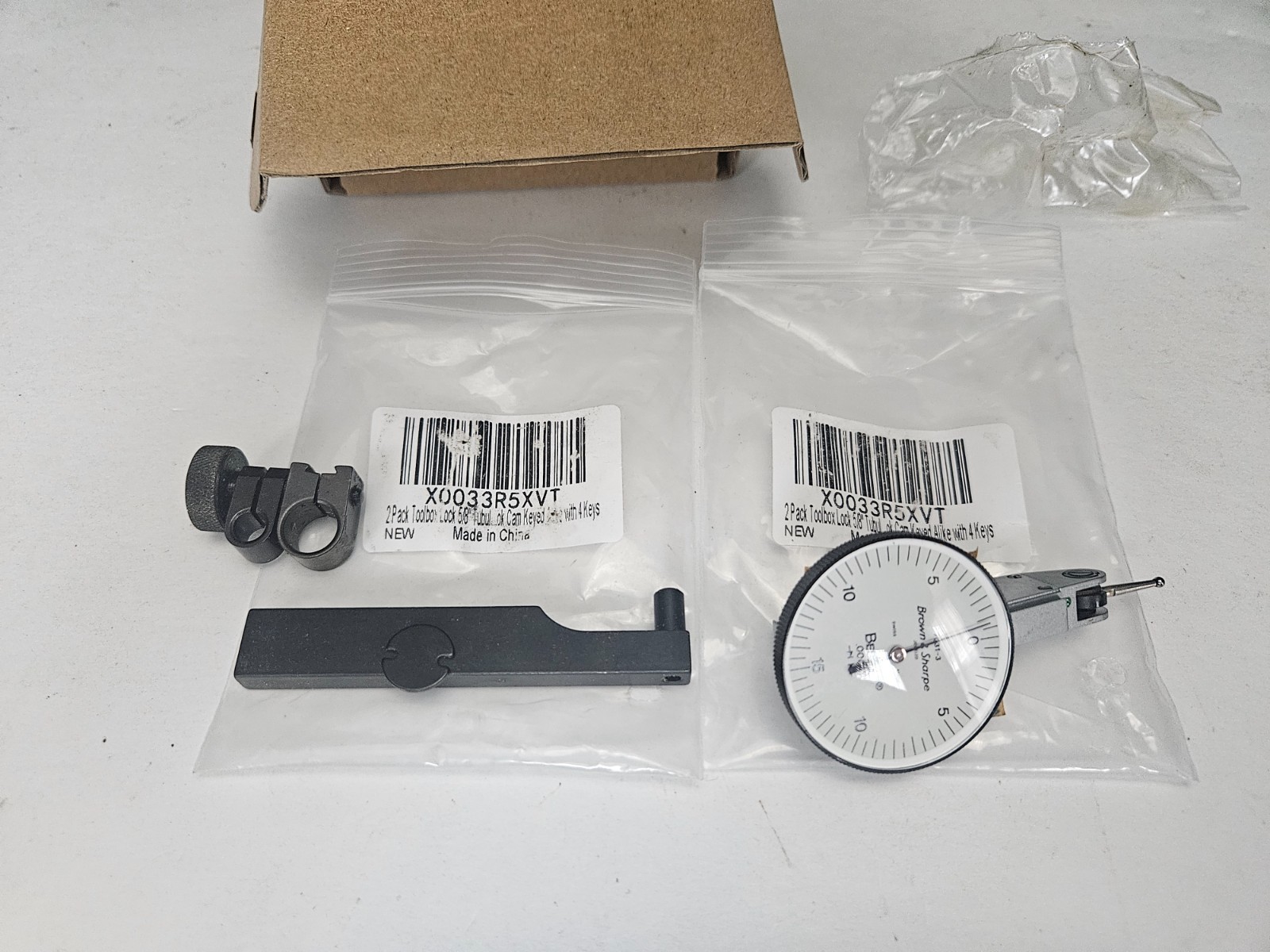 BROWN & SHARPE #7031-3 .0005" 0-15-0 BESTEST DIAL INDICATOR (TL3492)