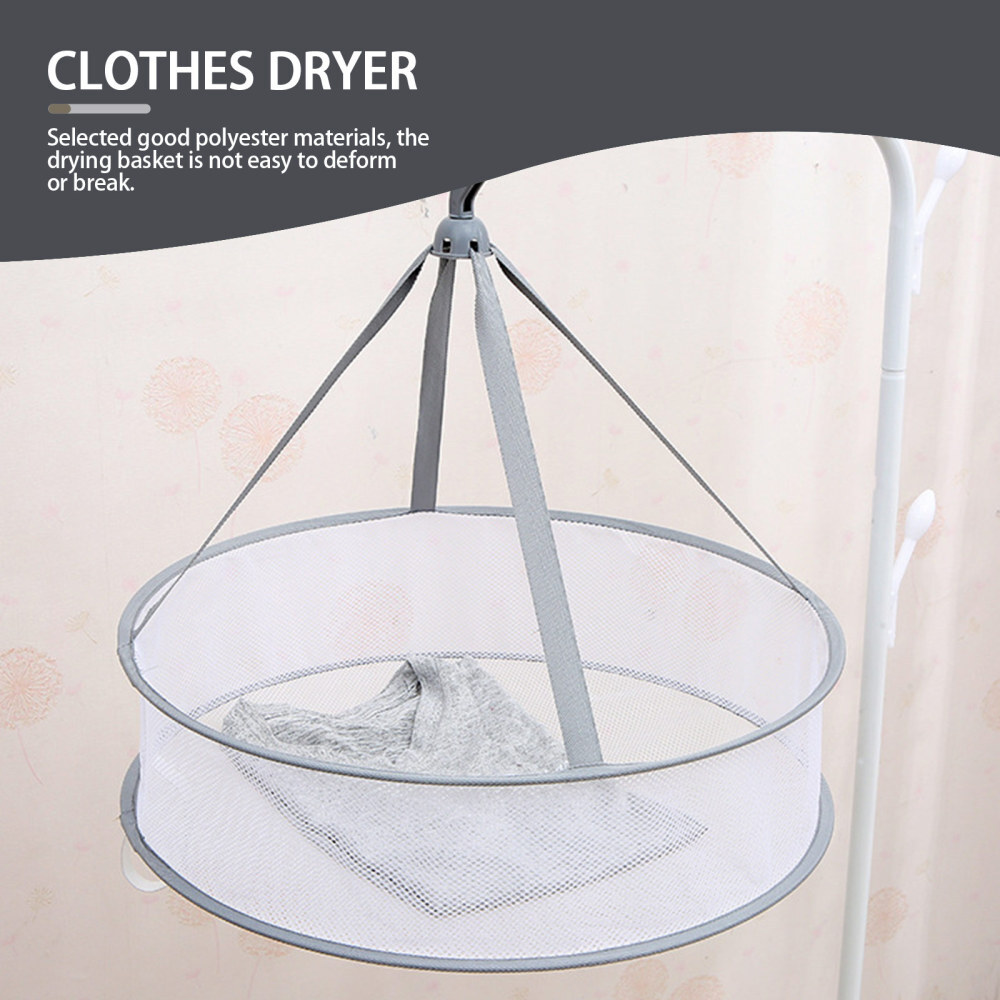 Hanging Drying Laundry Rack Meat Net Sweater Dryer Rack Net Mesh Clothes Basket