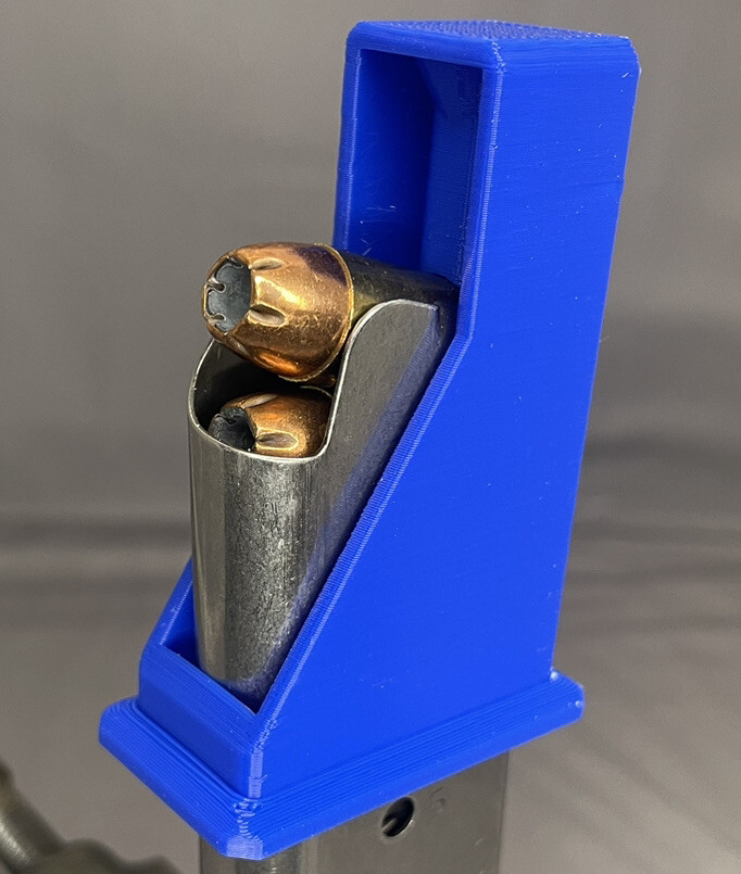 1911 Single Stack .45acp 45 acp .45 Magazine Speed Loader Speedloader -BLUE