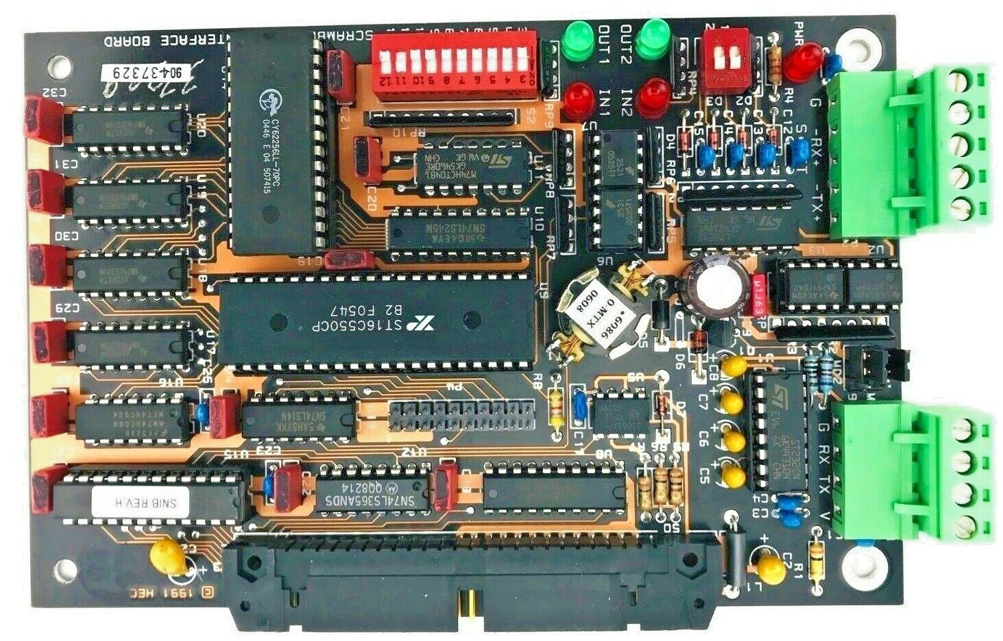 Original Vintage HIRSCH Identiv SNIB Rev H Access Control Communication board