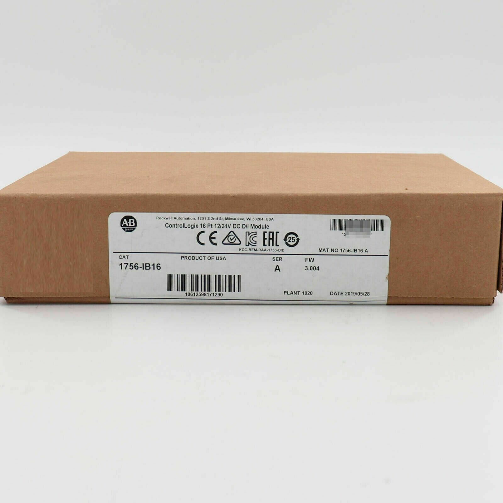 Allen Bradley 1756-IB16 ControlLogix 16 Point D/I Module AB 1756IB16 Fast Ship