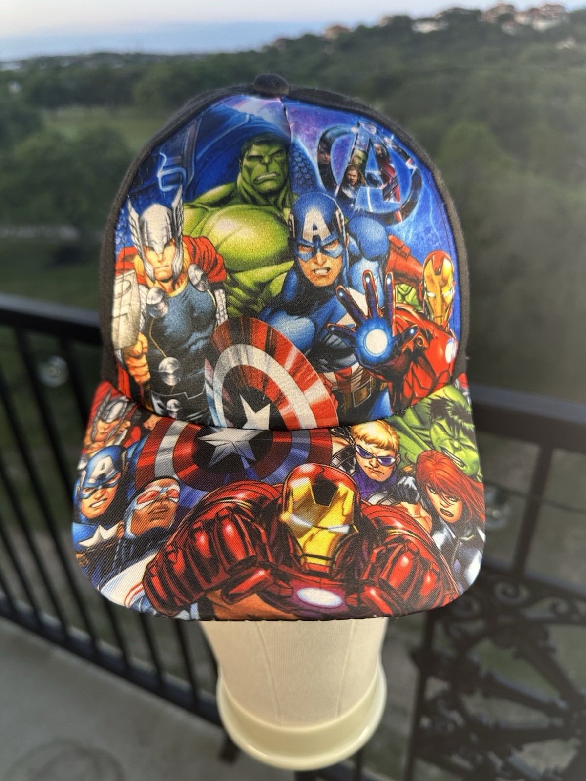 Marvel Comics Kids Cartoon Adjustable Hat