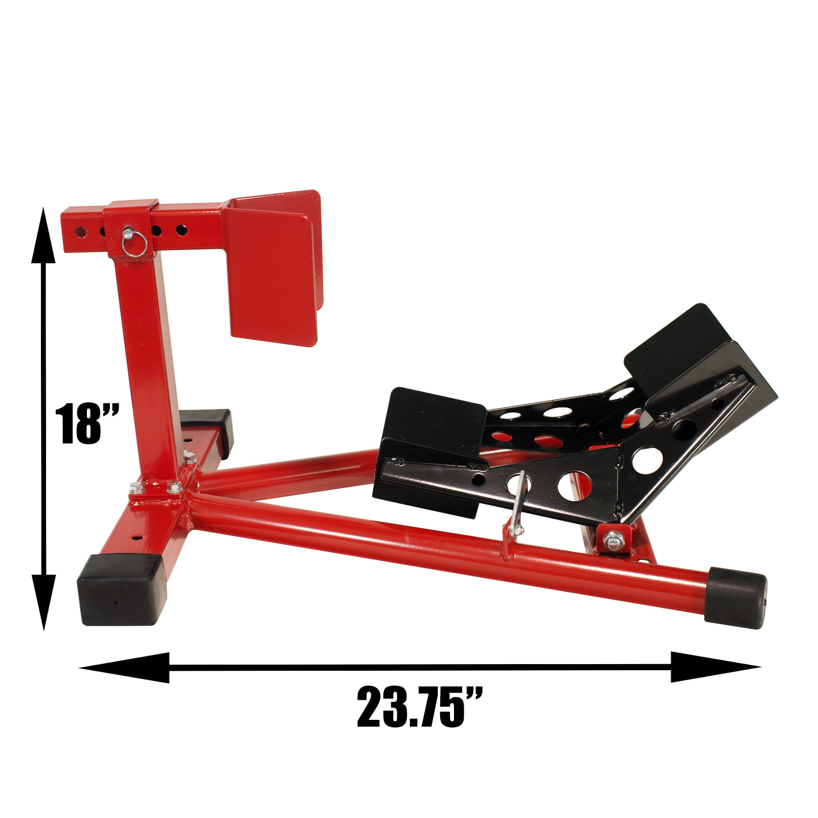 Dragway Tools Motorcycle Wheel Chock Locking & Adjusting Stand 16" - 21" Tire