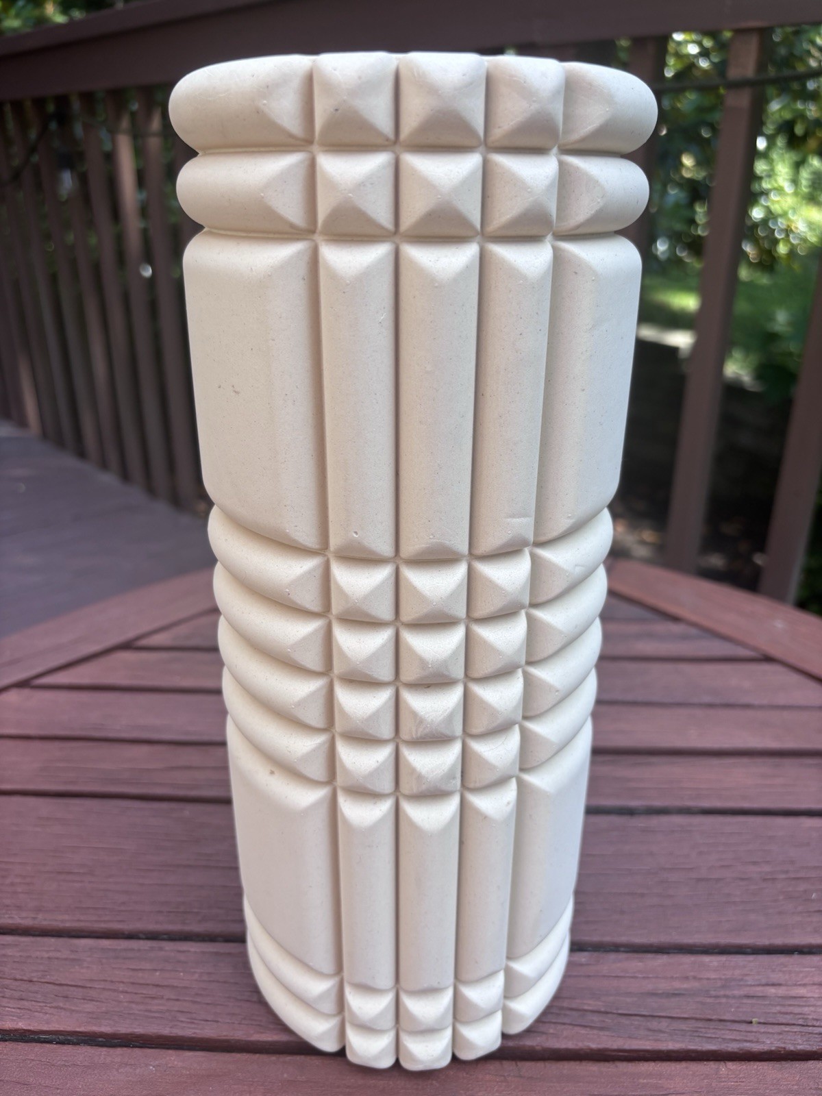 TriggerPoint GRID Foam Roller Massage Recovery Physical Therapy Exercise White