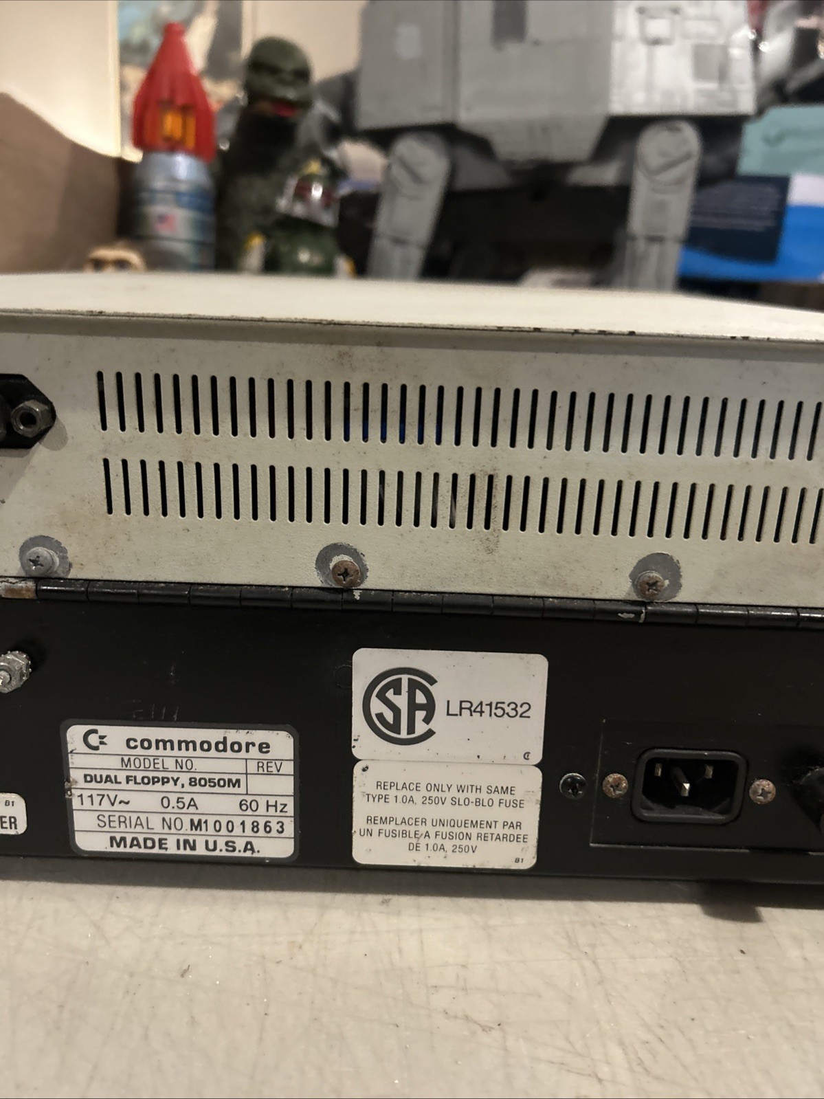Commodore CBM 8050 Dual Floppy Disk Drive Dual Drive Powers On Untested PET