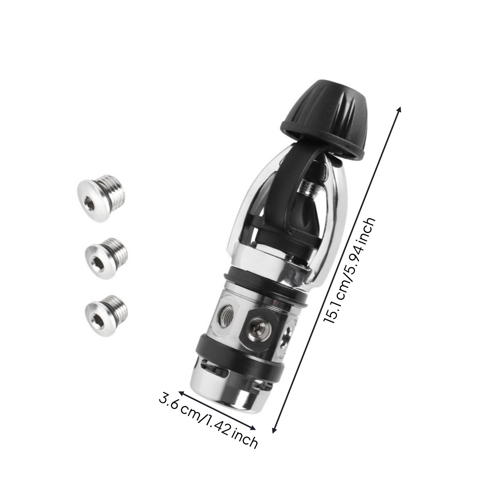 Diving Initial Stage Pressure Reducer Low Breathing Effort Dive Pressure