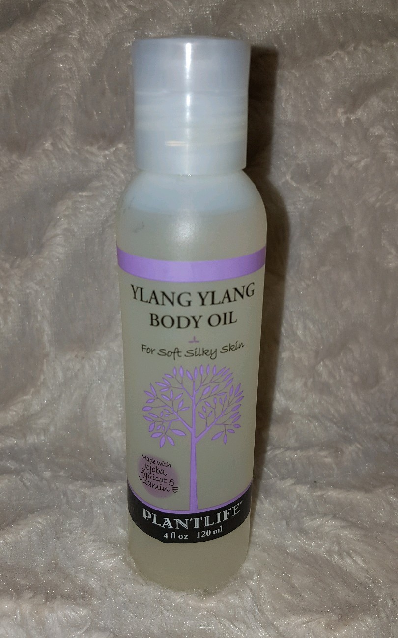 PLANTLIFE Ylang Ylang Body Oil Jojob Apricot Vitamin E 4 oz / 120 mL NEW Low $