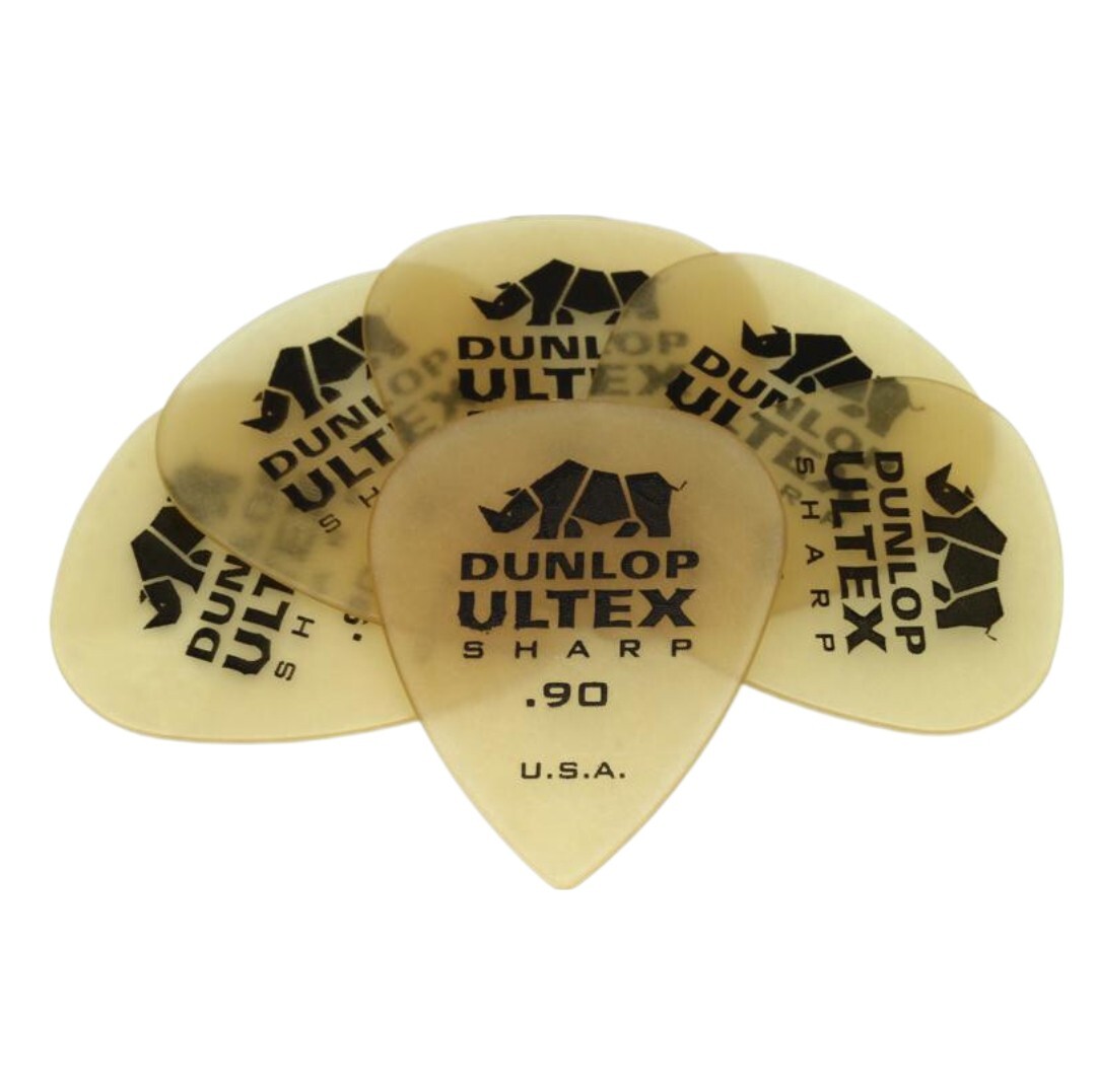 Dunlop Guitar Picks 3 Pack Ultex Sharp .90mm Heavy