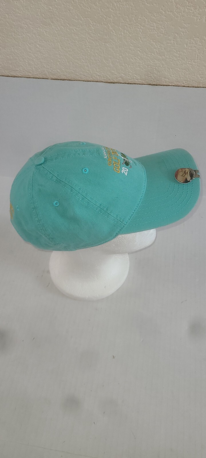 2020 Contractors Golf Outing Hat w Risque Ball Marker Lt Bluegreen Adjustable...
