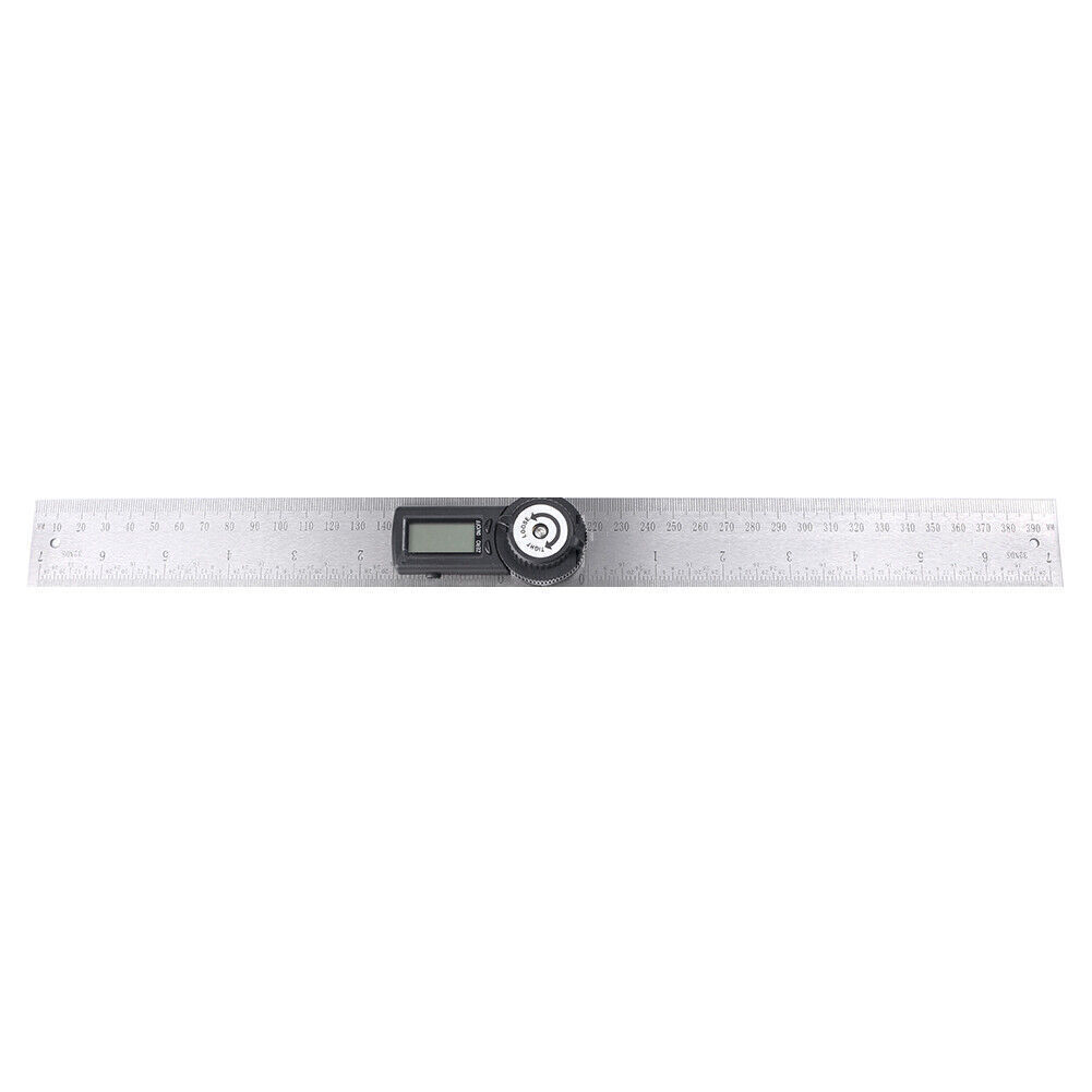 1pc 7" Electronic Protractor Digital Goniometer Angle Finder Miter Gauge Ruler