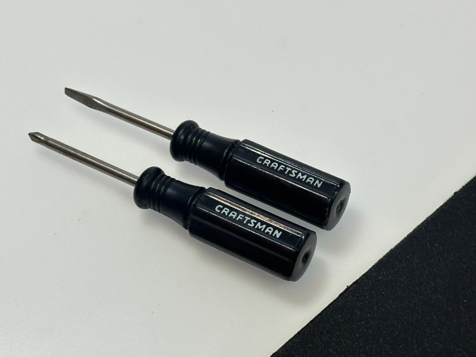 🏁 Craftsman USA 2pc RACING EDITION Mini Precision Screwdriver Phillips & Flat