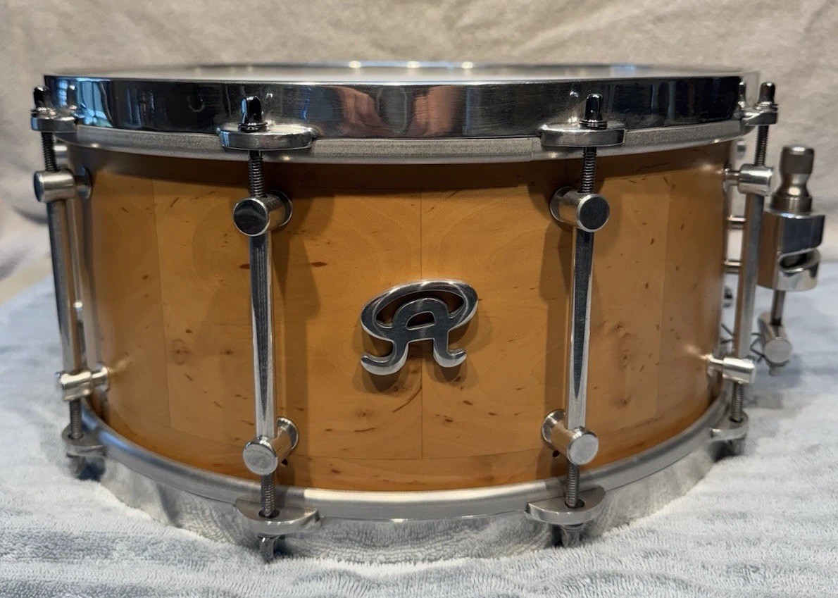 Angel Drums Alder Birch 2016 Snare 6.5x14 Similar To Craviotto Gretsch RARE!