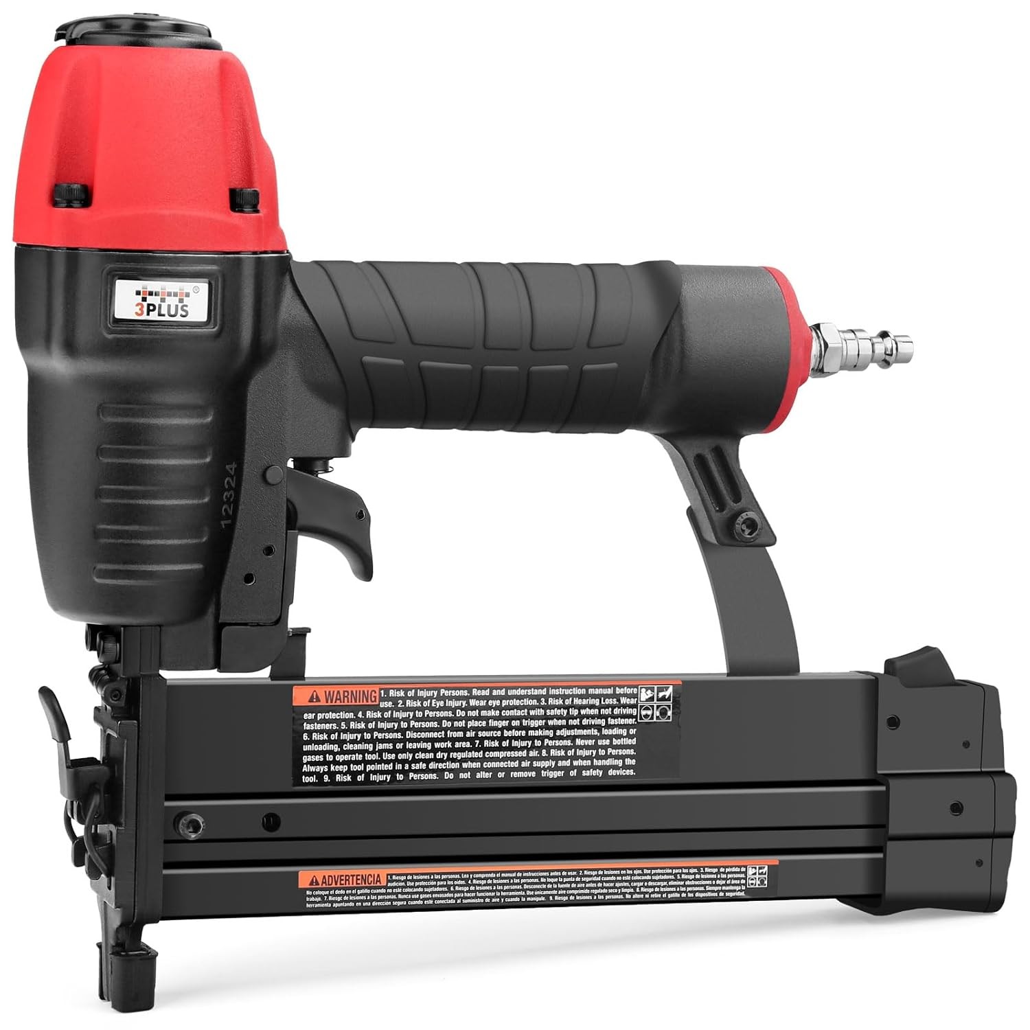 3PLUS HF509040SP Combi Nailer Stapler 18Gauge 2in Brad 4in Narrow Crown