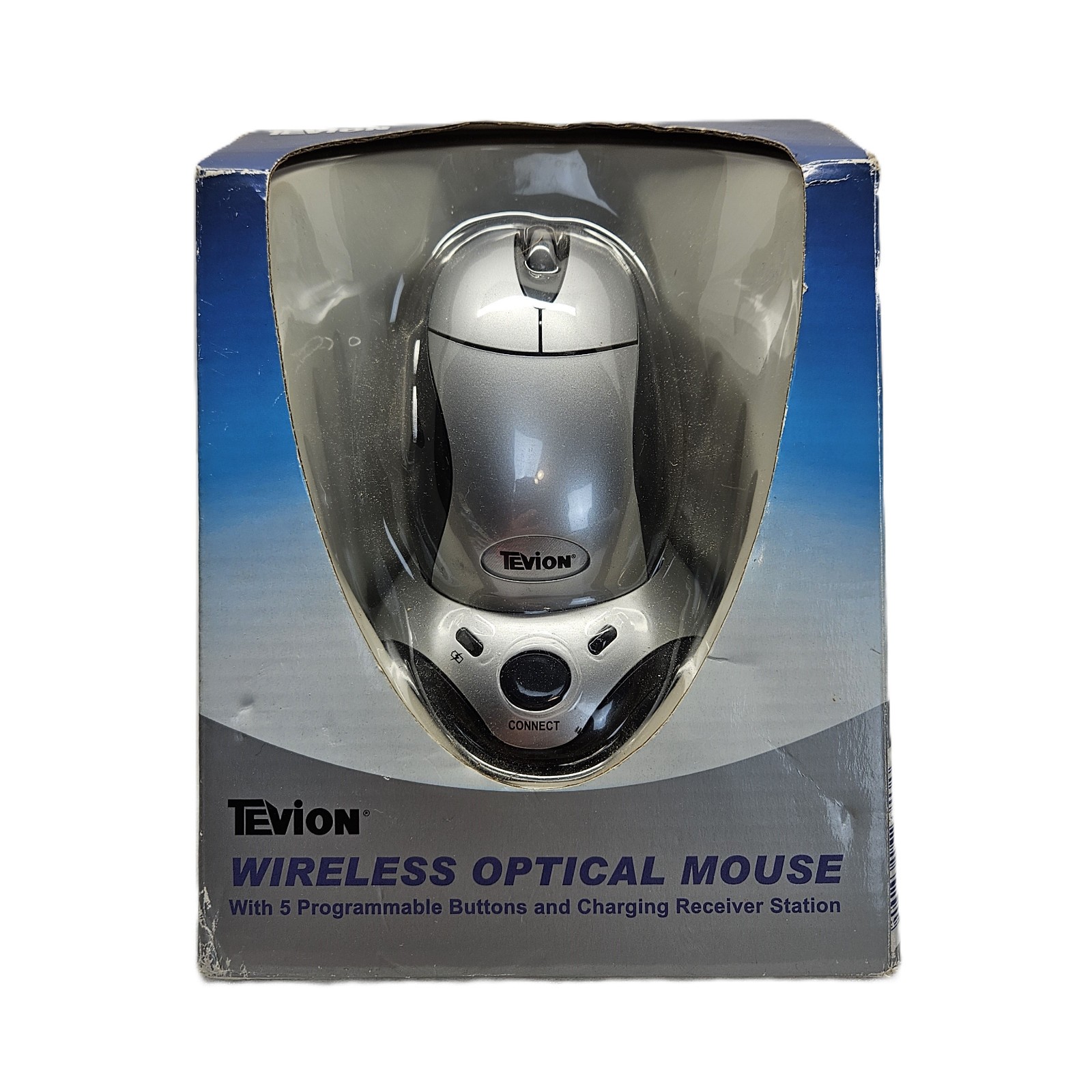 Tevion M26WC Rechargeable 5 Buttons Wireless Optical Mouse w/ Charging Receiver